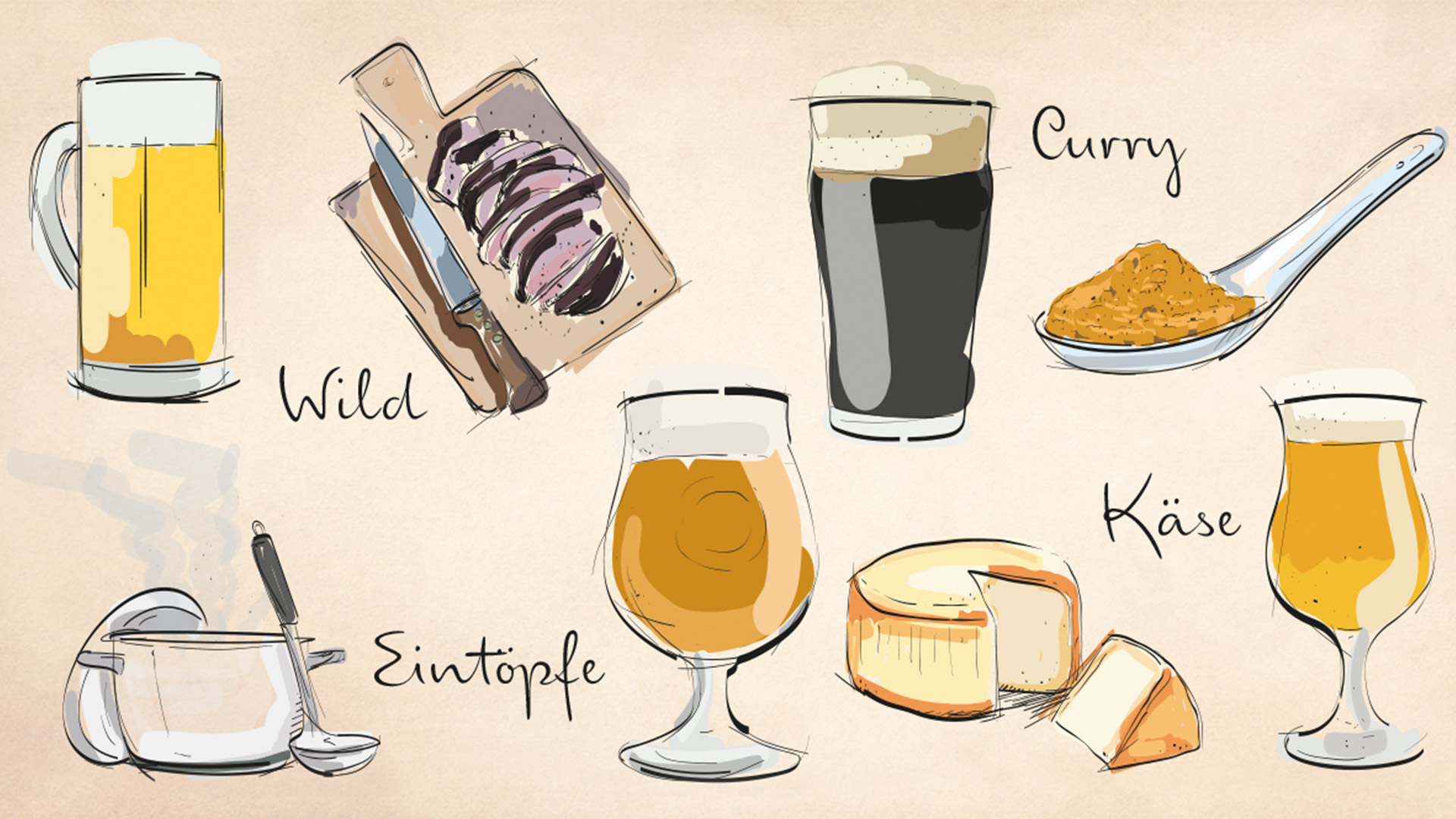 Welches Craft Beer passt zu welchem Essen?