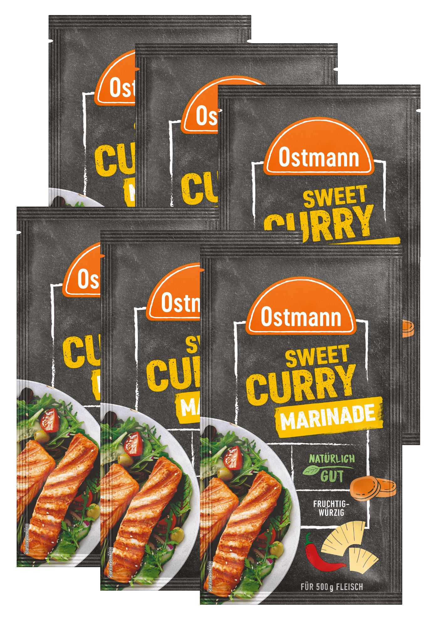 Sweet Curry Marinade 6er Pack