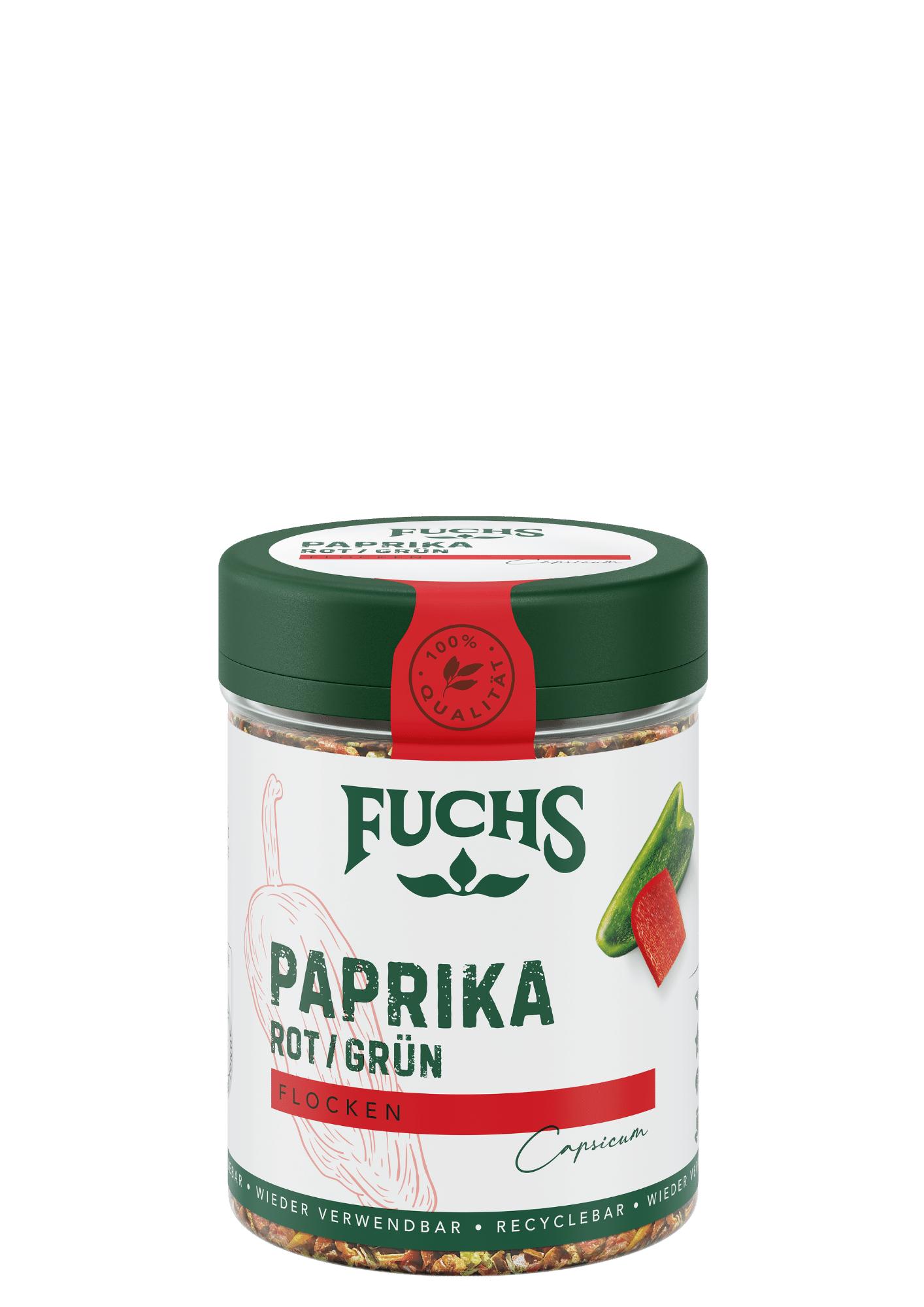 Paprika rotgrün Flocken