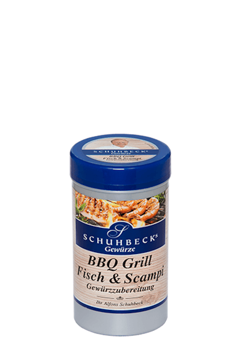 BBQ Grill Fisch & Scampi Gewürzzubereitung
